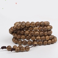 Tasbih kayu gaharu lama Indonesia, gelang kayu gaharu Kalimantan dengan 108 manik, gelang kayu gahar