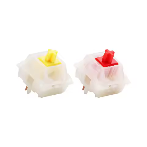 Gateron milky pro switches milky yellow pro red Linear Lubed Switch SMD RGB mx stem switch for mecha