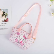 handbag budak perempuan sling bag kids girl Beg bahu Kitty beg utusan kulit kartun merah jambu Hi kt