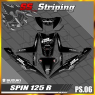 Decal Sticker Full Body Spin 125 R - Stiker Full Body Spin 125 R. PS.006