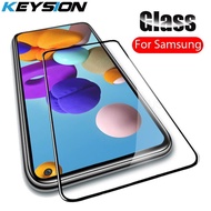 KEYSION 9DกระจกนิรภัยสำหรับSamsung A21S A41 A31 A21 A11 A01 เต็มฝาครอบป้องกันหน้าจอฟิล์มแก้วสำหรับG Alaxy M31 M21 M30S