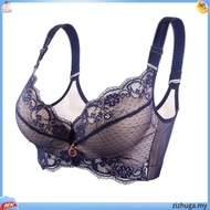 🔥Ready Stock🔥Plus Size Bras for Women Lace  Bra Underwire Push up 34-48 A B C