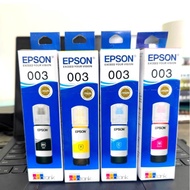 วหมึกเติมของแท้ เอปสัน EPSON 003(พร้อมกล่อง）ของแท้ 100%เหมาะสำหรับ Epson L1110 /L1210 /L1216 /L1250 