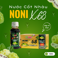 Hộp 10 Chai Nước Cốt Nhàu NONI X68 - 100ml / Chai TGST