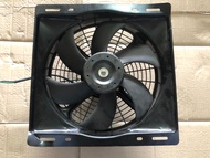 Quạt tản nhiệt (làm mát) giàn nóng ô tô lồng sắt chế 14x14 điện 12V / 24V 35x35 cm Hàng Trung Quốc