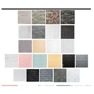 Wallpaper 3D Self-Adhesive Floral Wood Retro Tribal Brick Foam