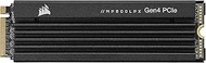 CORSAIR MP600 PRO LPX 2TB M.2 NVMe PCIe x4 Gen4 SSD - Optimized for PS5 (Up to 7,100MB/sec Sequentia