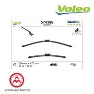 VW Golf Passat B6 B7 Jetta Valeo Front Wiper Blade SET [24"/19"] 574386 3397118980 1Q2998002A 3C2998
