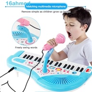 AHMED 37 Key Piano Musical Toy, Plastic with Microphone 37 Key Electronic Keyboard, Sound Training G