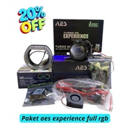 Biled AES Experience V2 2.5 Inch PACKAGE | 60–70W | Double Emitter | Car Motorcycle LED Projector Li