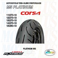 110 70 13 120 70 13 130 70 13 140 70 13 150 60 13 Tubeless Tire Platinum M5 by CORSA Indonesia