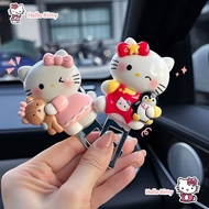 Car Hello Kitty Buckle Car Safety Bolt Cute Safety Belt Safety Extender Rear Holder dS8h