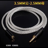 3.5mm to 2.5mm Audio Cable ie800 ie800s Headphone Cable Adapter Cable Extension Cable Headphone Upgr