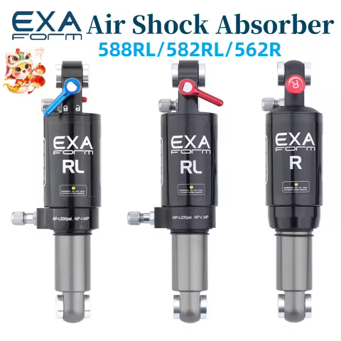 1 pcs KS EXA Bike Air Shock Absorber 150/165/190mm 588RL 582RL 562RL MTB Damping Single/Double Air C