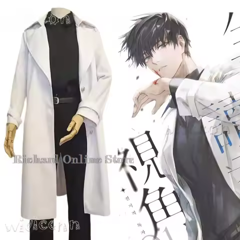 ORV Omniscient Reader's Viewpoint Kim Dokja Cosplay Yoo Joonghyuk Costume Wig Dok-Ja Trench Coat Hal