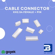 Cable Connector XH2.54 Female Cable Connector + Pin
