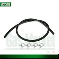 Gas Hose 5mm - ท่อยางแก๊ส CNG / LPG Hose Class 2 ขนาด 5 mm. ความยาว 1 เมตร (เหมาะสำหรับต่อหัวฉีดเข้า