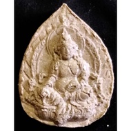 100% 手工制作特殊藏传黄财神擦擦/藏传佛牌 EXTREME RARE Tibetan Yellow Dzambala Tsa Tsa 100% HANDMADE Lama Kunchok Tenp