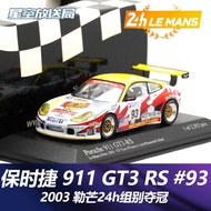 Special Offer Le Man 2003 Championship Porsche 911 996 GT3 Cup Mini Cut Racing Model 1/43