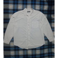 KEMEJA Frj Jeans White Shirt Open CoolarWanita SZ L/XL
