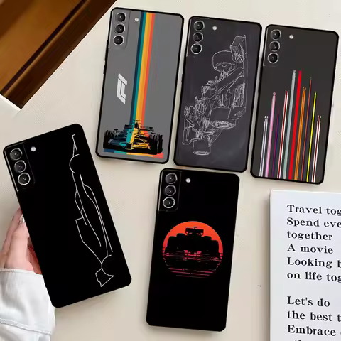 F1 Race Car Case For Samsung Galaxy S23 S24 Ultra S22 S21 Plus Note 10 Note 20 S9 S10 S20 S21 FE Cov