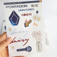 Pentagon "Daisy" Sticker Sheet