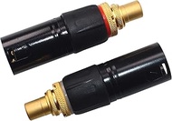 KK CV-C 3pin XLR Male to RCA Female Adapter, XLR to RCA Converter Gender Changer Audio Coupler Conne