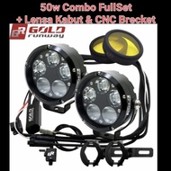 LAMPU FOG LAMP GOLD RUNWAY GR-50X 50WATT LAMPU GR FULL SET 5 TITIK - DHIORA STORE