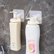 BECOME Self Adhesive Adjustable Bottle Holder Hanger Organizer Storage Rack Shampoo Hook Shampoo Bottle Shelf Shower Gel Rack Bathroom Accessories