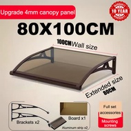 Awning Roof Outdoor Sunshield Roof Outdoor Sun Shade Net Rain Waterproof Blind Curtain Window Garden