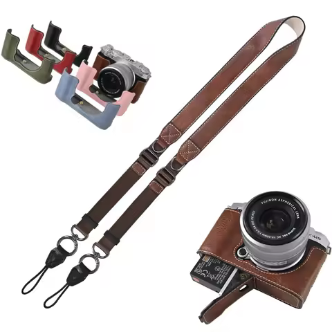 Camera Bag For Fujifilm XM5 XE5 XT5 XT50 XT30III XT20 XT10 XS10 XS20 X100VI Half Cover Litchi Skin P