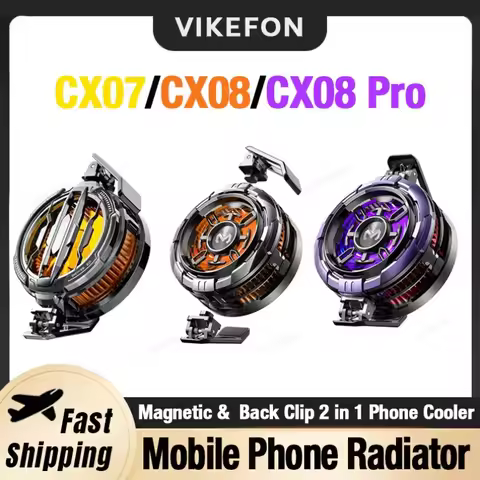 Phone Cooler Semiconductor Cooling Magnetic Back Clip Universal 2 IN 1 CX08 CX07 Fan Freeze Radiator