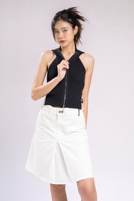 OPEN-BLACK HIPPER HALTER TOP