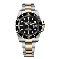 Rolex ROLEX ROLEX ROLEX Submariner Series Automatic Mechanical Swiss Men's Watch 16613 Gold Black