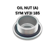 OIL NUT BOLT OIL DRAIN PLUG SKRU MINYAK HITAM SCREW MINYAK HITAM SYM VF3I 185 VF3 I 185 MOTORCYCLE