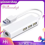 4 in 1 USB RJ45 Adapter Usb Hub Adapter