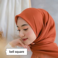 Bella Square Pollycotton Hijab 115 X 115 Premium Neci Sewing 78 Colors Square Hijab