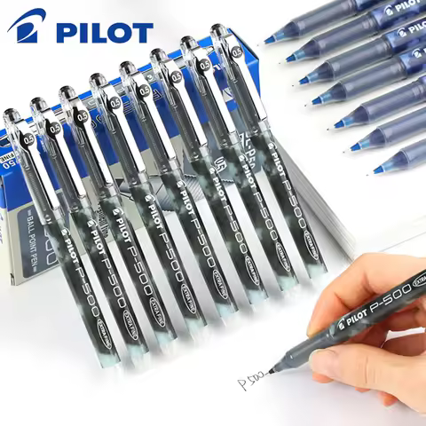 3pcs Japan Pilot Gel Pens 0.5/0.7mm P500/P700 Large Capacity Full Needle Tip Straight Liquid Cute Sc