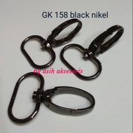 2.5cm bag hook GK 158 black nickel/