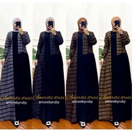 [Promo] Amarilis Dress Amore By Ruby Ori Dress Muslim Baju Wanita