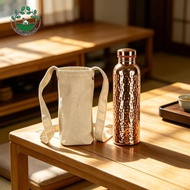 [Whcart] Bottle Portable Handcrafted Drinkware Copper Bottle for  Backpacking Outdoor
