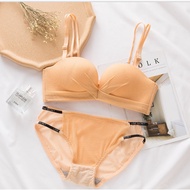 Women Bra And Panties Set Lingerie Size 75-34 (Lemon) Variation C