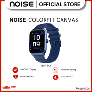 Noise ColorFit Canvas Space Blue Smartwatch 1.96 Display BT Calling Heart Rate SpO2 Sensor/7-Day Bat