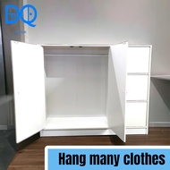 Du Qin Kid's Wardrobe 3 doors with 3 drawers Almari Baju Kanak-Kanak Almari Pakaian 3 Pintu