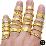 แหวนทอง 1 สลึง ทองแท้ 96.5% รวมลายรอบวง ทองแท้ มีใบรับประกัน เลือกลายและไซส์แหวนได้จ้าา
