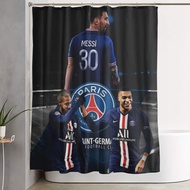 Mbappé ม่านอาบน้ำ60 "X 72"(152*183ซม.),ม่านห้องน้ำอาบน้ำผ้าพร้อม Grommets ป้องกันสนิม