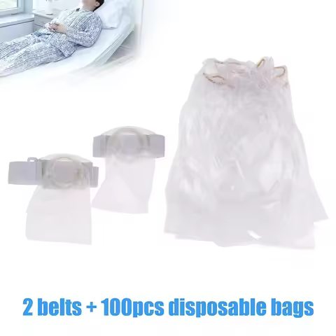 100pcs Colostomy Bags Skin‑Friendly Silicone Ostomy Ileostomy Stoma Care Pouches Bag Colostomy Bag D