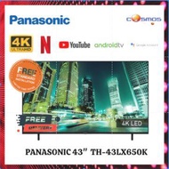 [INSTALLATION] Pana sonic 43" LED TV TH-43LX650K 4K HDR Android TV ( 5 - 7 working days delivery )