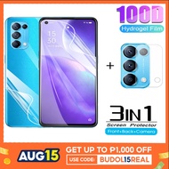 OPPO Reno 5 4G 5G Front and Back Hydrogel Film for OPPO Reno 5 4 3 Pro 2 2F 2Z Soft Screen Protector Not Glass