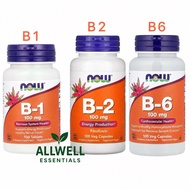 ✅✅Now Foods, Vitamin B1 (Thiamin) /Vitamin B2 ( Riboflavin ) / Vitamin B6 ,100 mg ,100 Tablets / Veg